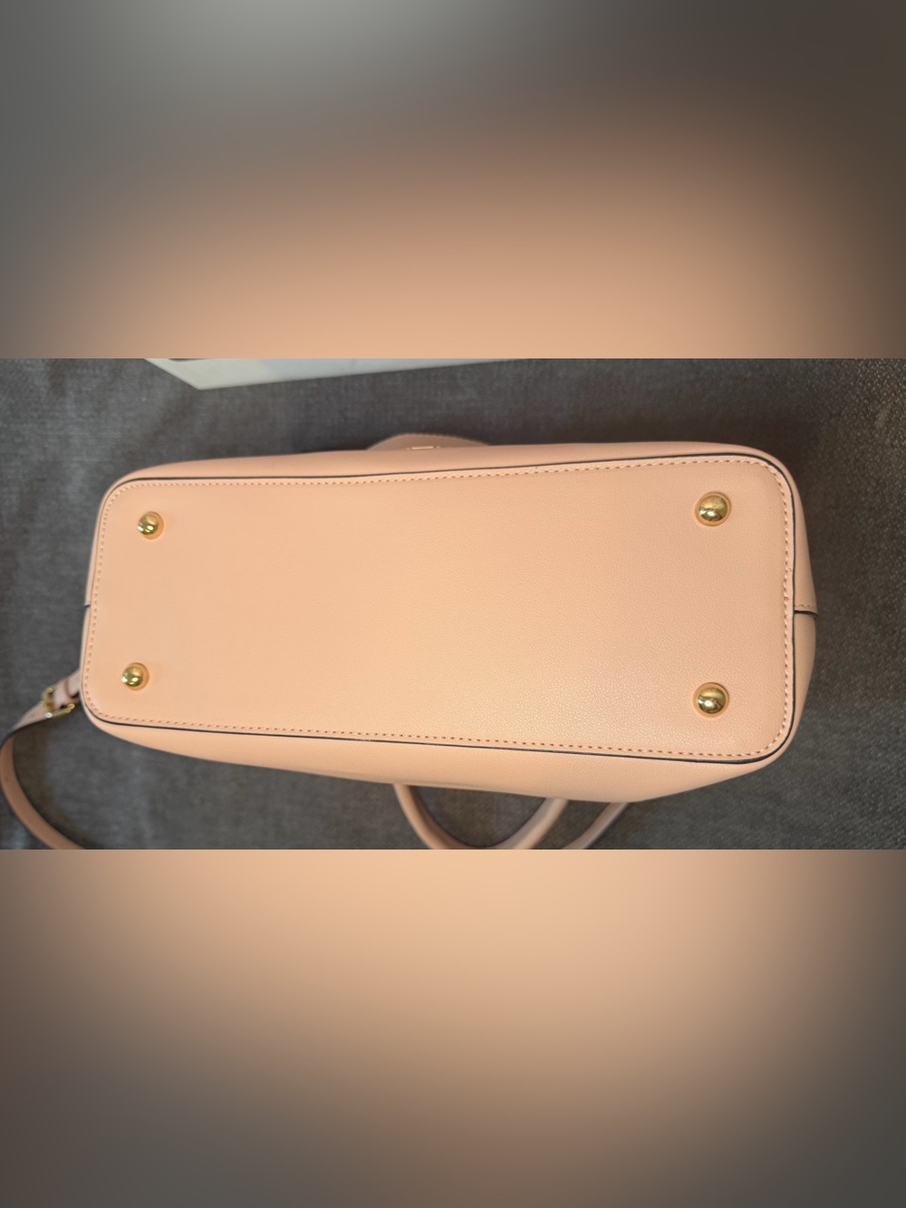 Dune London “Damie” Blush pink top handle kisslock satchel with crossbody strap - Picture 5 of 10